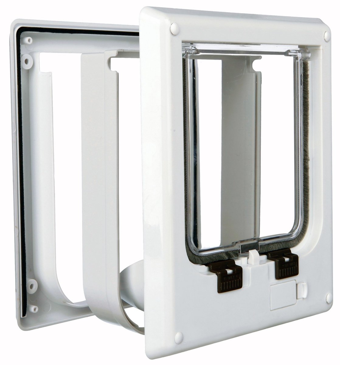 Trixie 4-way cat flap electromagnetic white-0