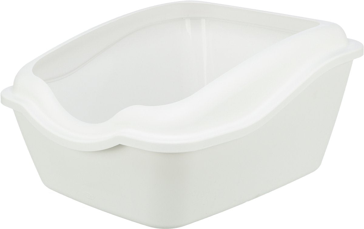 Trixie cleany cat litter box with white rim - 54x45x29 cm-0