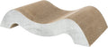 Trixie scratching mat cardboard XXL wave grey-0