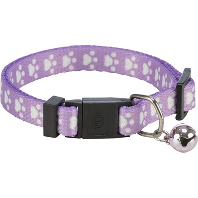 Trixie Cat Collar Paw Print Elastic Assorted