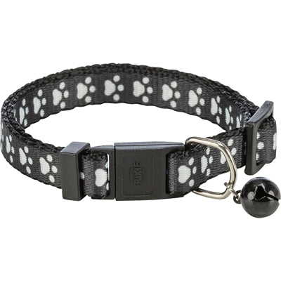 Trixie Cat Collar Paw Print Elastic Assorted