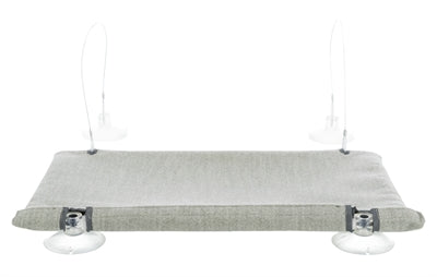 Trixie cat hammock window velour grey-0