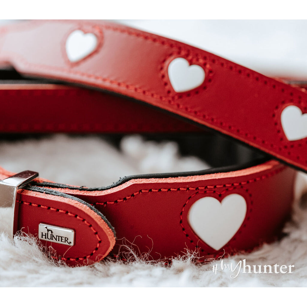 Dog collar Hunter Love Red XS 24-28 cm-4