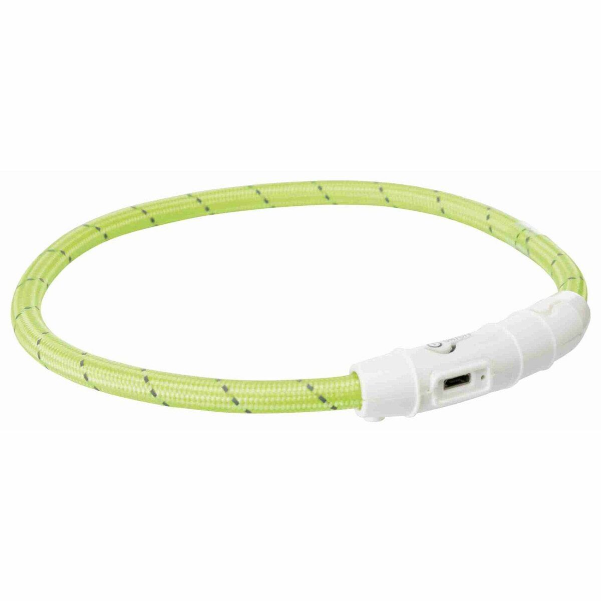LED Collar for Pets Trixie Flash USB Green-10