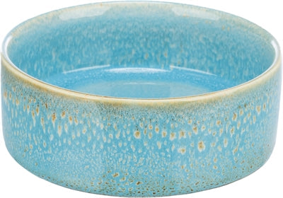 Trixie food bowl and drinking bowl ceramic blue-0