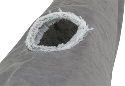 Trixie Cat Play Tunnel Harvey Velour / Plush Grey