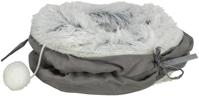 Trixie Cat Play Tunnel Harvey Velour / Plush Grey
