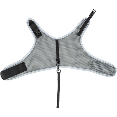 Trixie Soft Cat Harness With Leash Grey