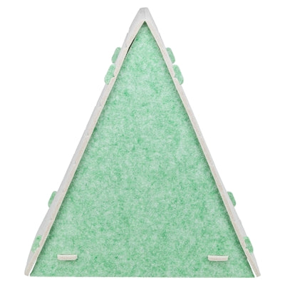 Trixie Cat Bed Play Box Lucy Triangular Felt Sand / Green