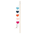 Trixie cat wand with hearts, catnip, felt, wood-0