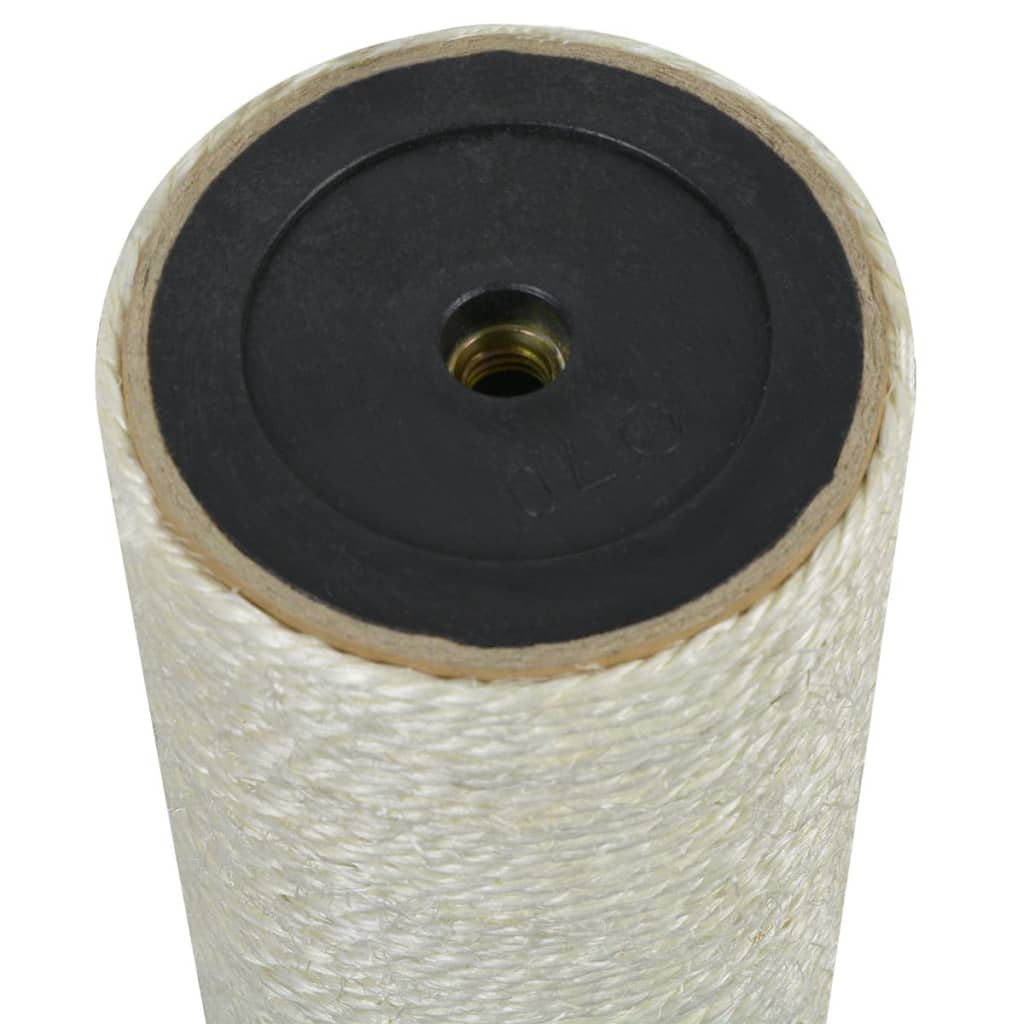 VidaXL Cat Scratching Post – 8 × 50 cm, 10 mm, Beige