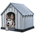 vidaXL Dog Kennel – Plastic Grey 92 x 87 x 91 cm