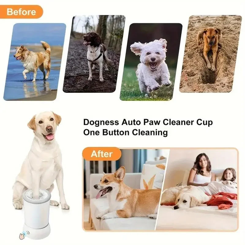 CashyMart Automatic Dog Paw Cleaner – Electric Pet Paw Washing Cup