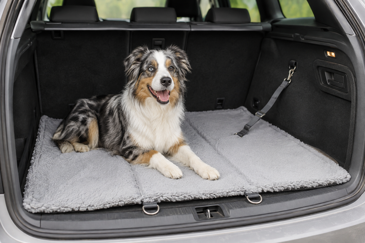 Trixie Amy Dog Travel Blanket – Grey, 100 x 70 cm