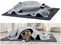 Trixie Cat Activity Adventure Carpet – Grey, 99 x 99 cm