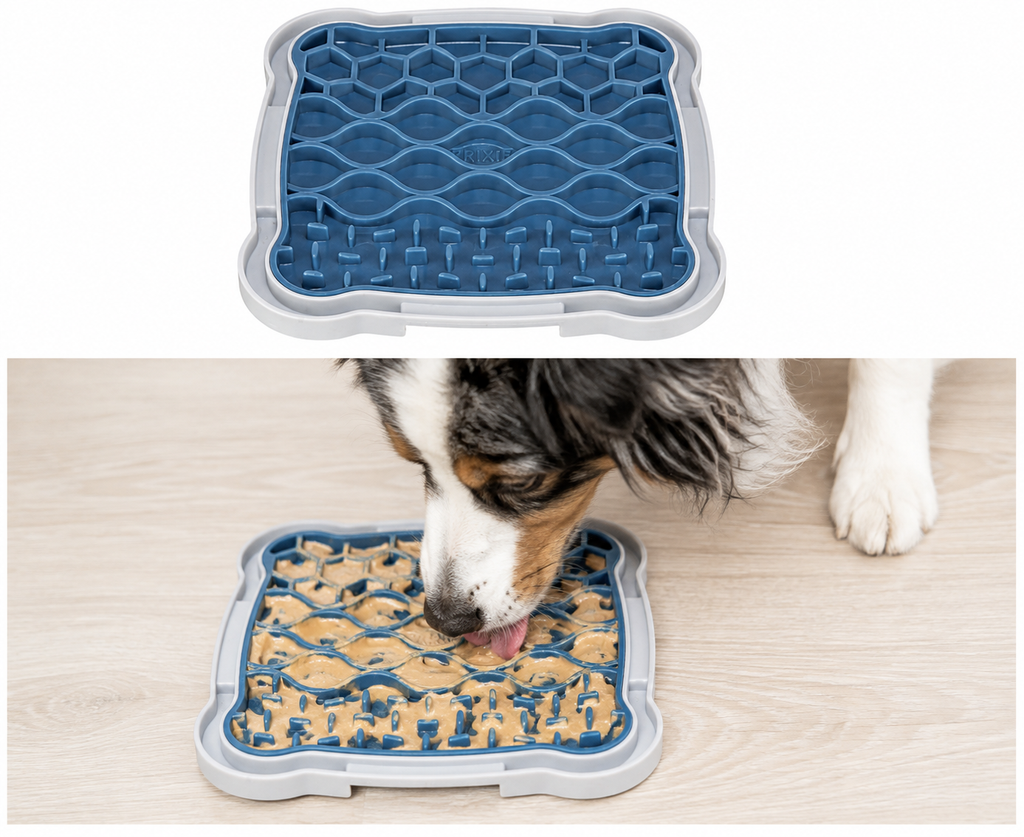 Trixie Lick'N'Snack Plate – TPR/Plastic, 20 x 20 cm