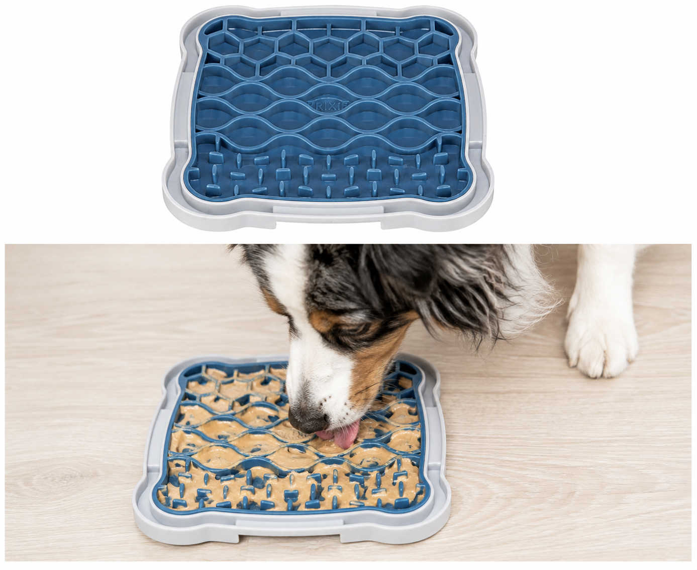 Trixie Lick'N'Snack Plate – TPR/Plastic, 20 x 20 cm