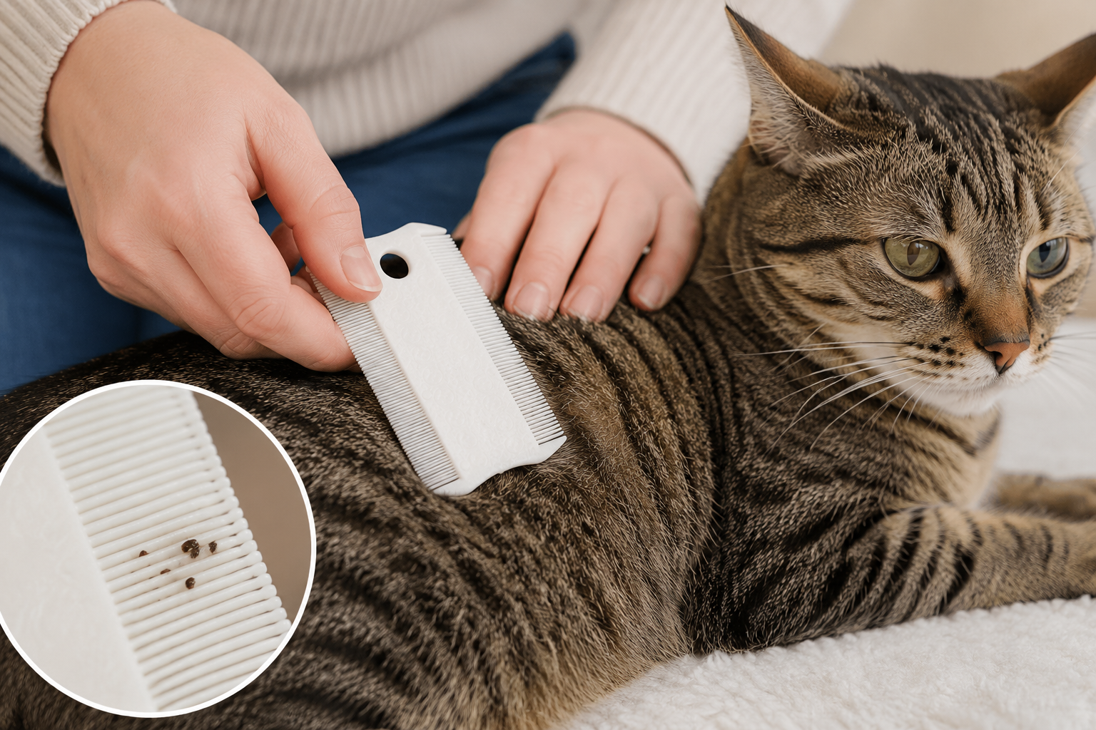 Trixie Flea & Dust Comb – Double-Sided