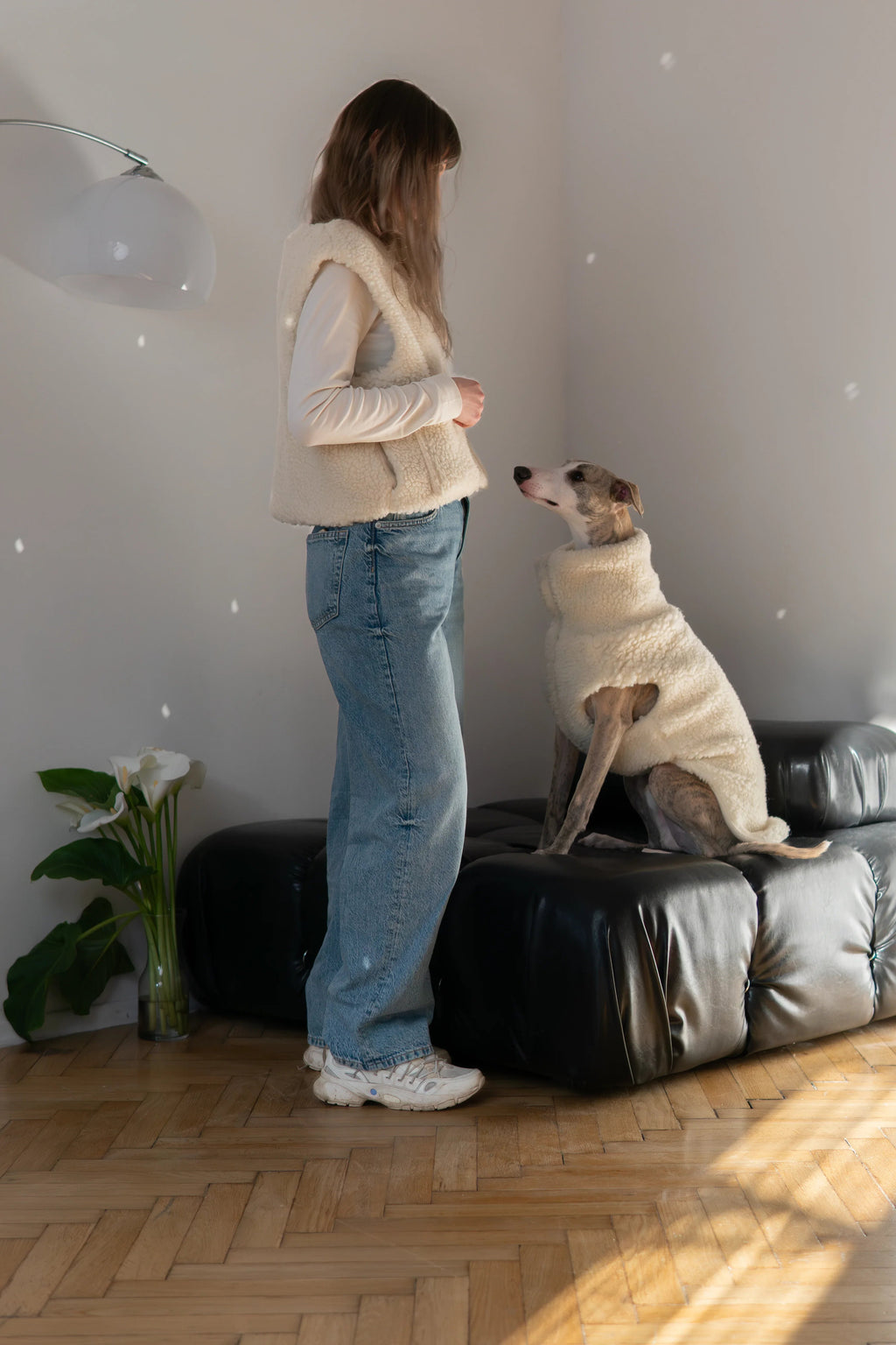 Woolen Dog Vest - Pink-4