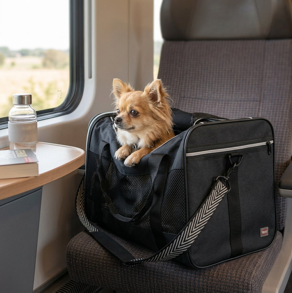 Trixie Ryan Travel Bag for Small Dogs Black 47 × 26 × 27 cm