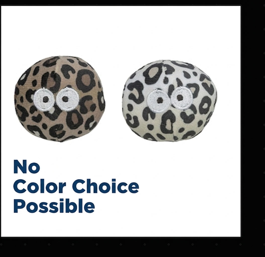 Trixie Ball with Eyes Panther Print with Catnip Assorted 5.5 cm – 2 Pieces
