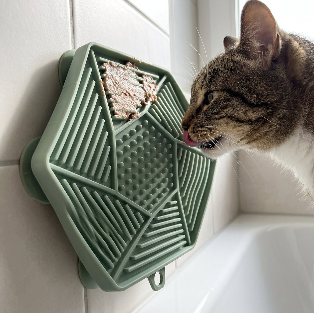 Trixie Lick’n’Snack Mat with Suction Cups Silicone Sage 17 cm