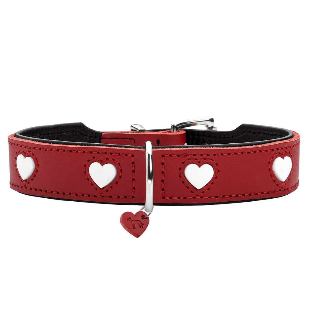 Dog collar Hunter Love Red XS 24-28 cm-0