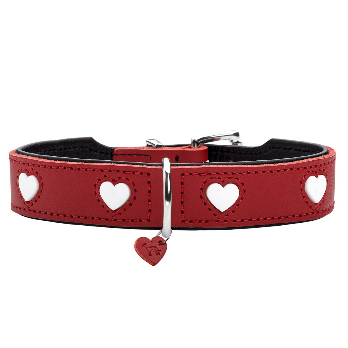 Dog collar Hunter Love Red XS 24-28 cm-0